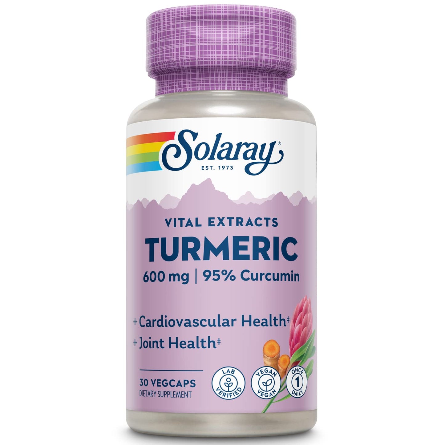 SOLARAY Turmeric 600 mg 30 Capsules