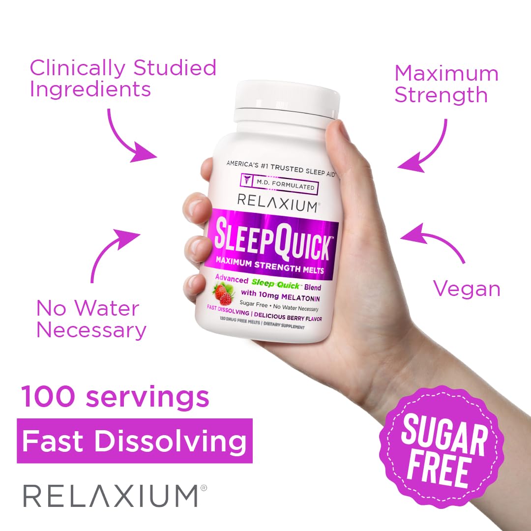 Relaxium Sleep Quick Melts Chewable 100 Count
