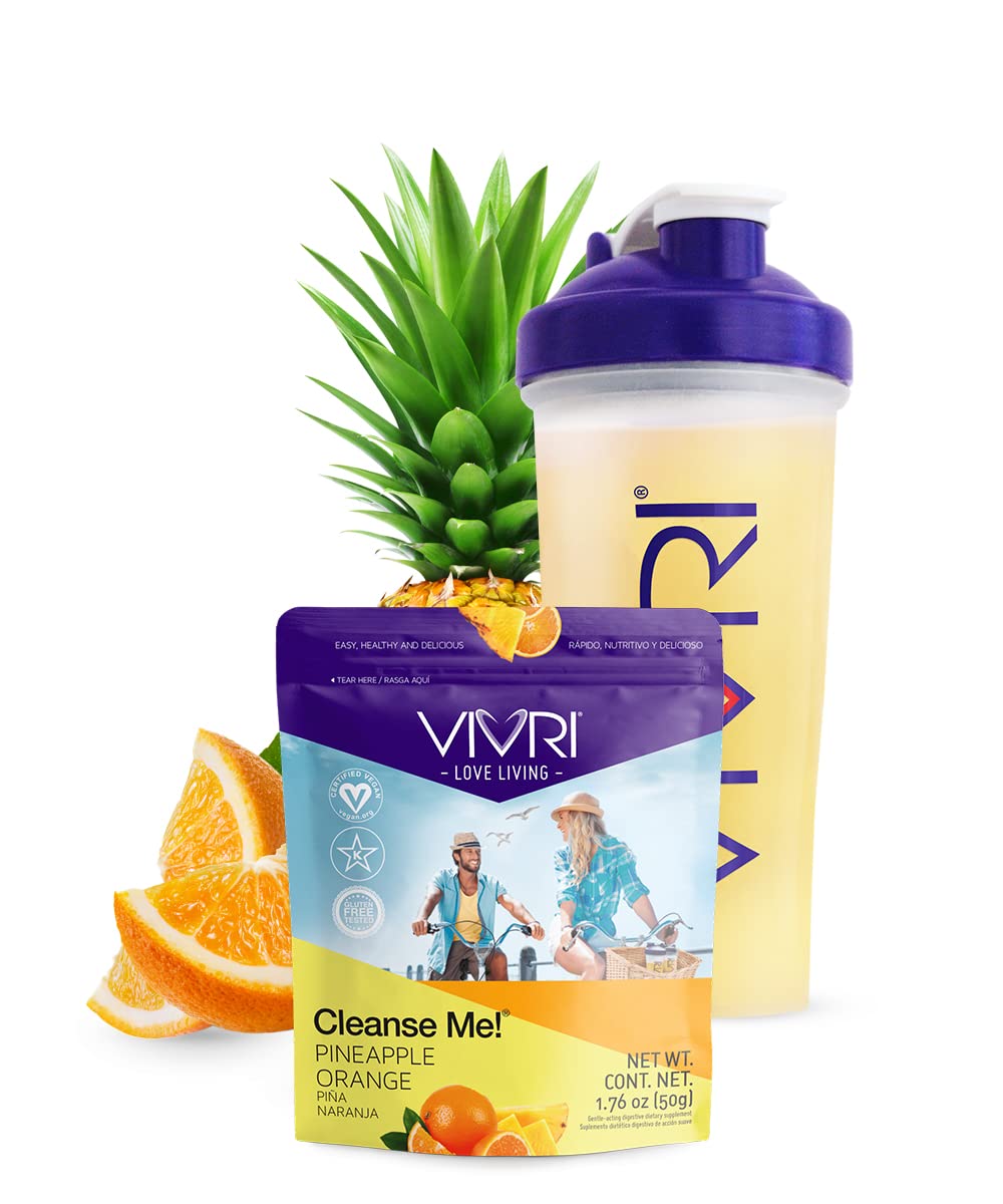 VIVRI 10 Day ENS Challenge Shake Me! Power Me! Cleanse Me! Meal Replacement Shake & Protein Powder Detox & Energy, Powder, 1