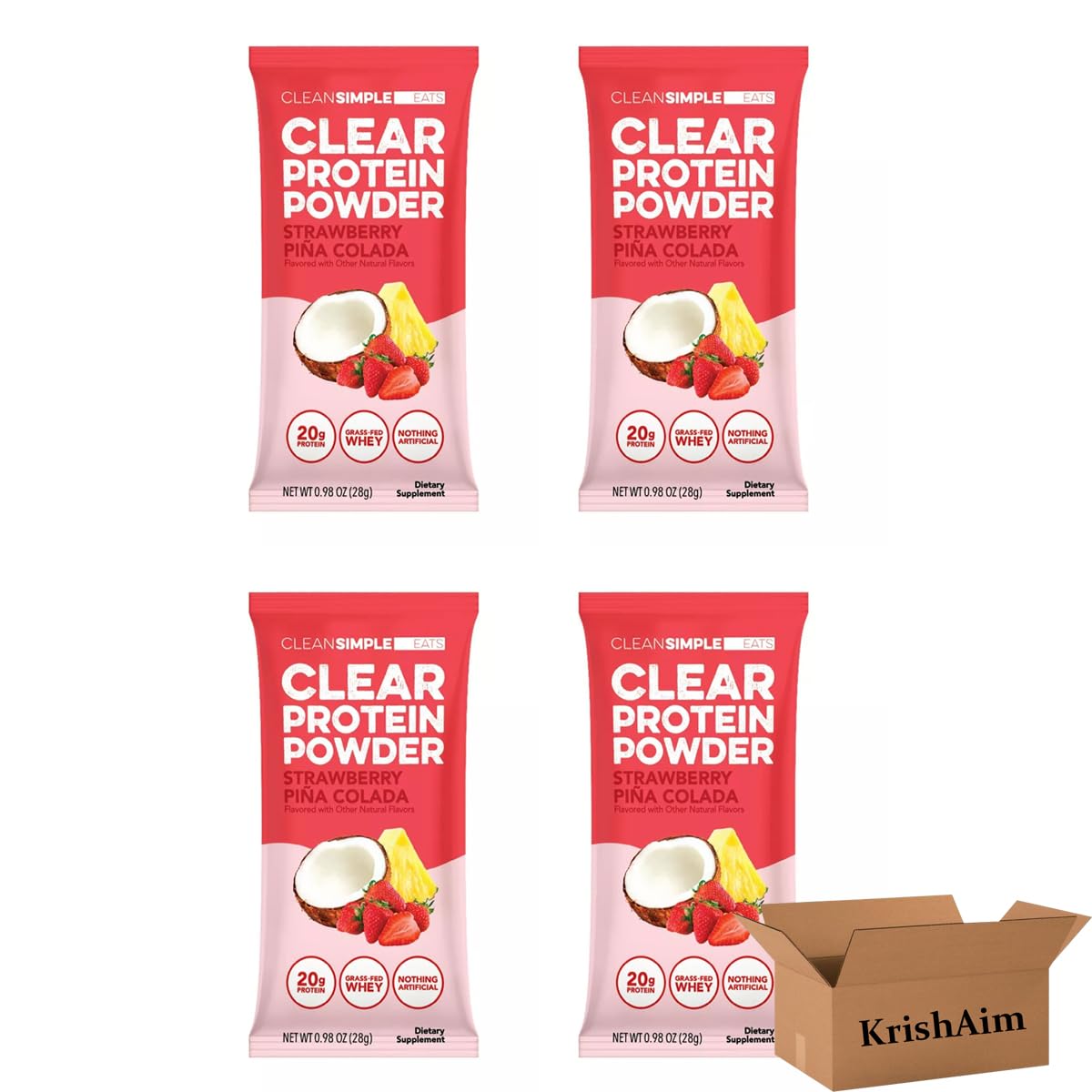 Generic Clean Simple Eats Protein Powder Strawberry Pina Colada, 3.92 oz