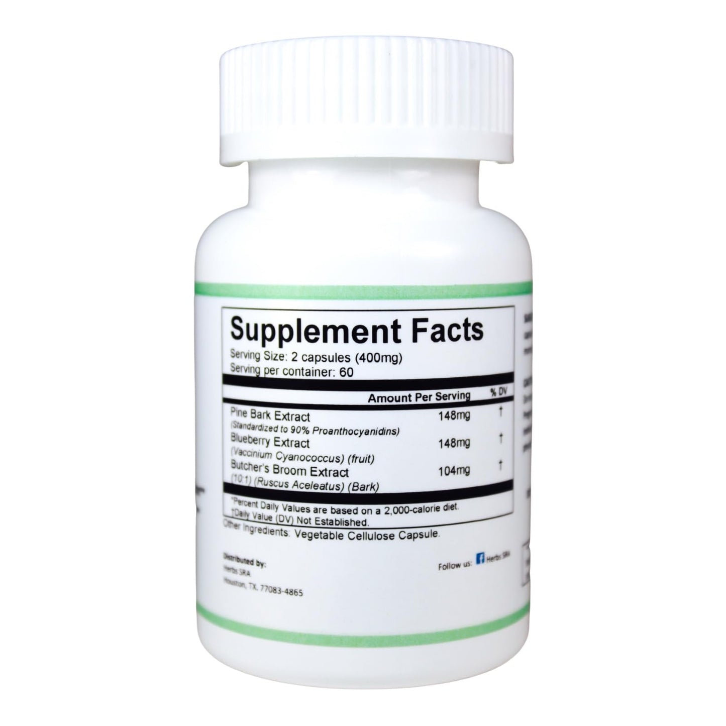 Herbs SRA VeinHelp 120 Capsules