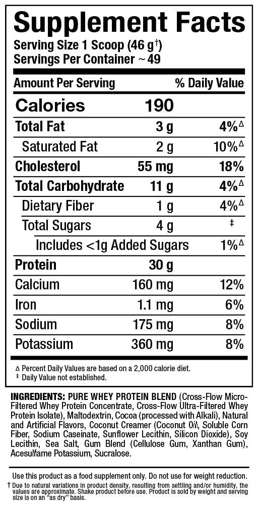 ALLMAX AllWhey Classic Whey Protein Powder, Chocolate, 80 Servings