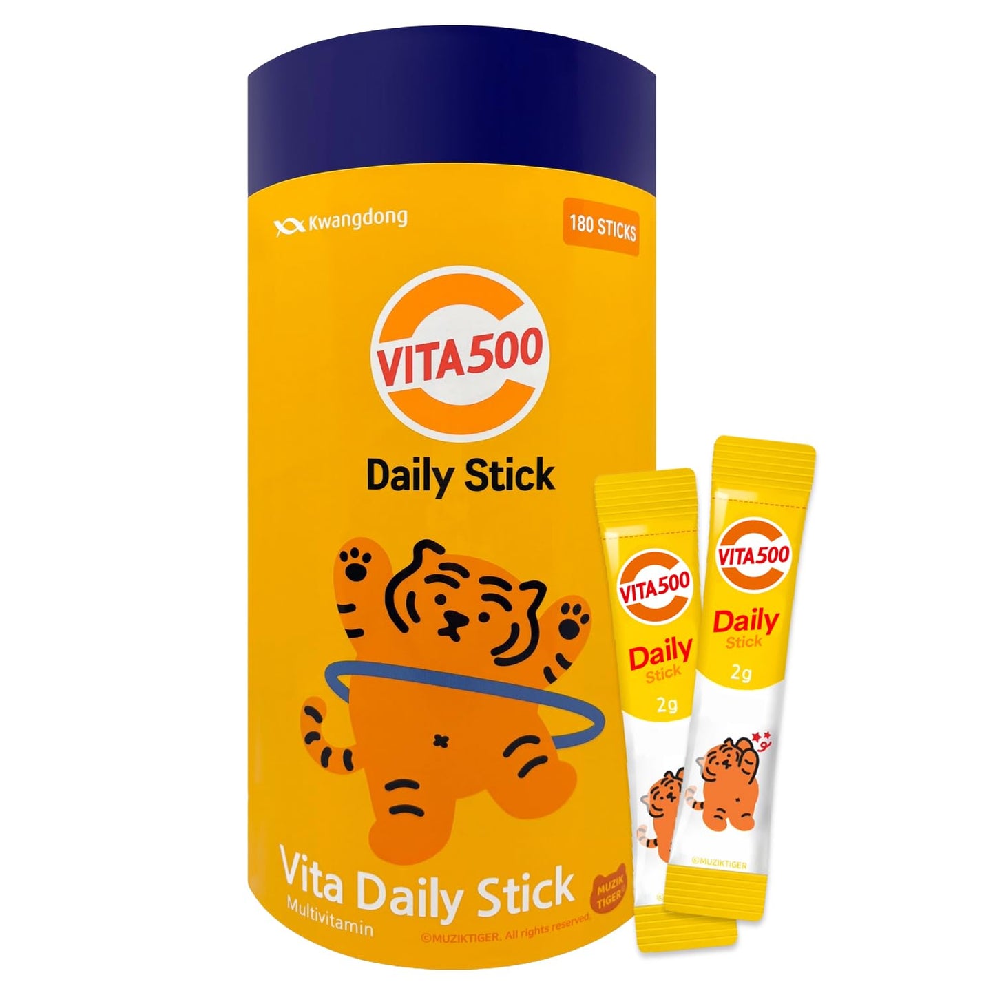 KWANGDONG Vita500 Multivitamin Gummy, 180 Count