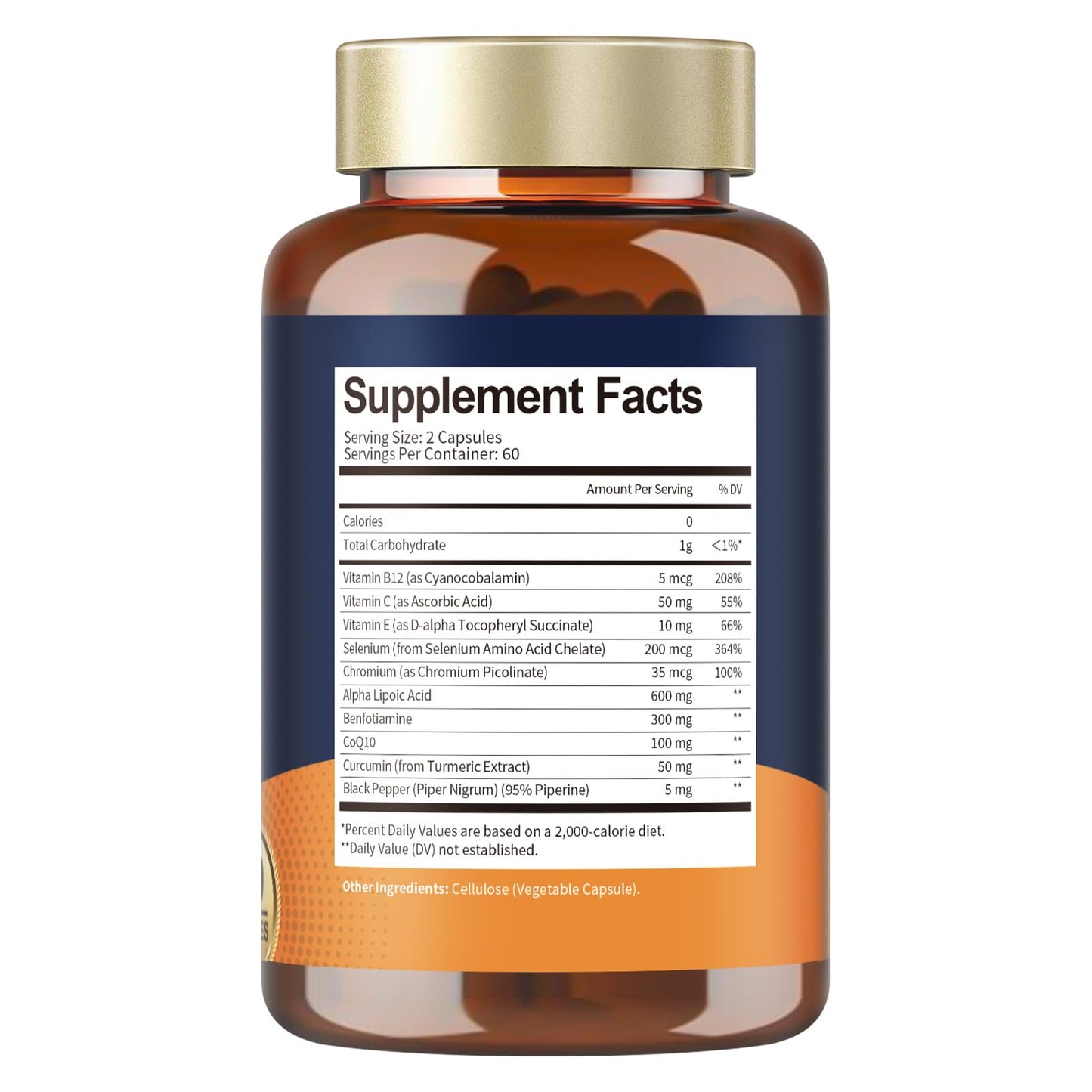 Totaria Alpha Lipoic Acid 600mg with Benfotiamine 300mg Capsule 120 Count