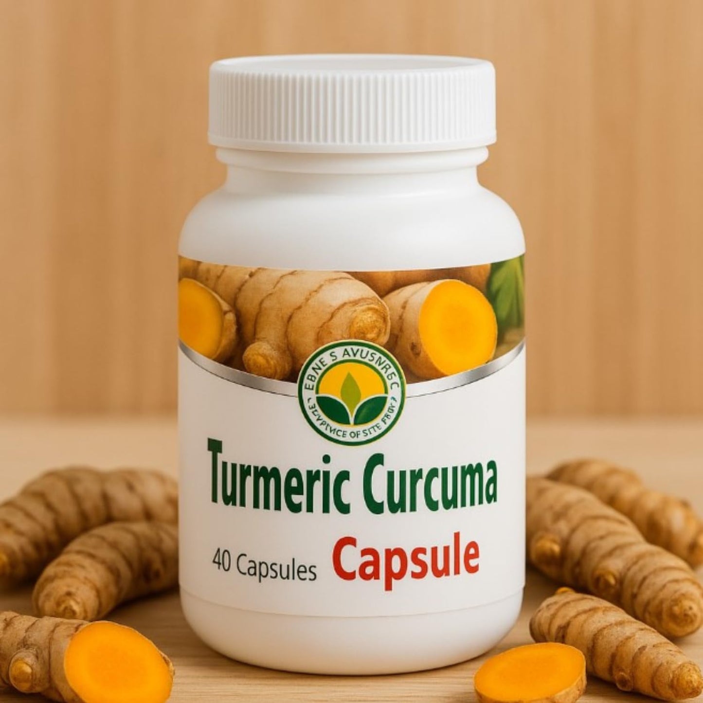 BASIC AYURVEDA Turmeric Curcuma Supplement 460MG+ 40 Capsules