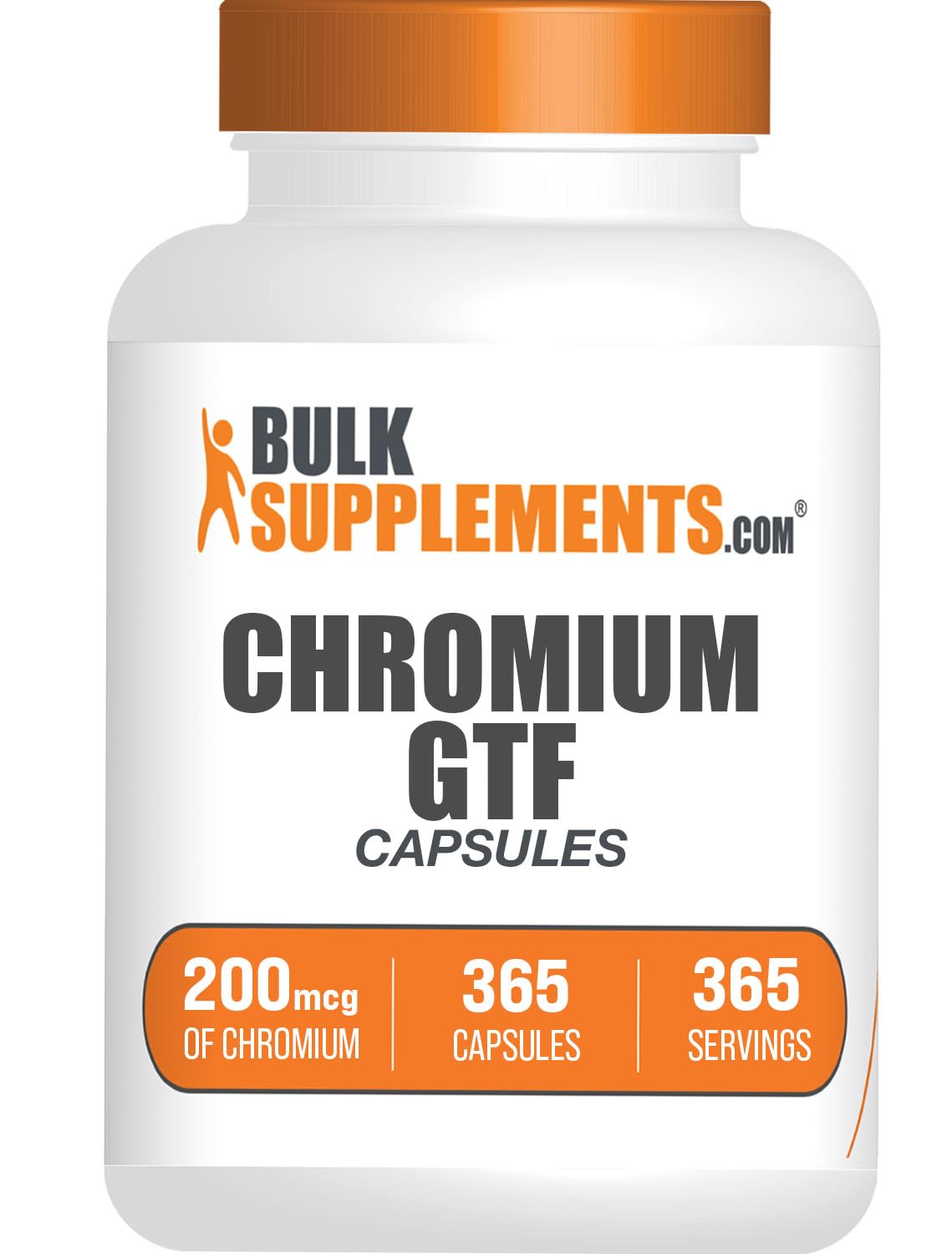 BulkSupplements Chromium GTF Capsules, 365 Capsules
