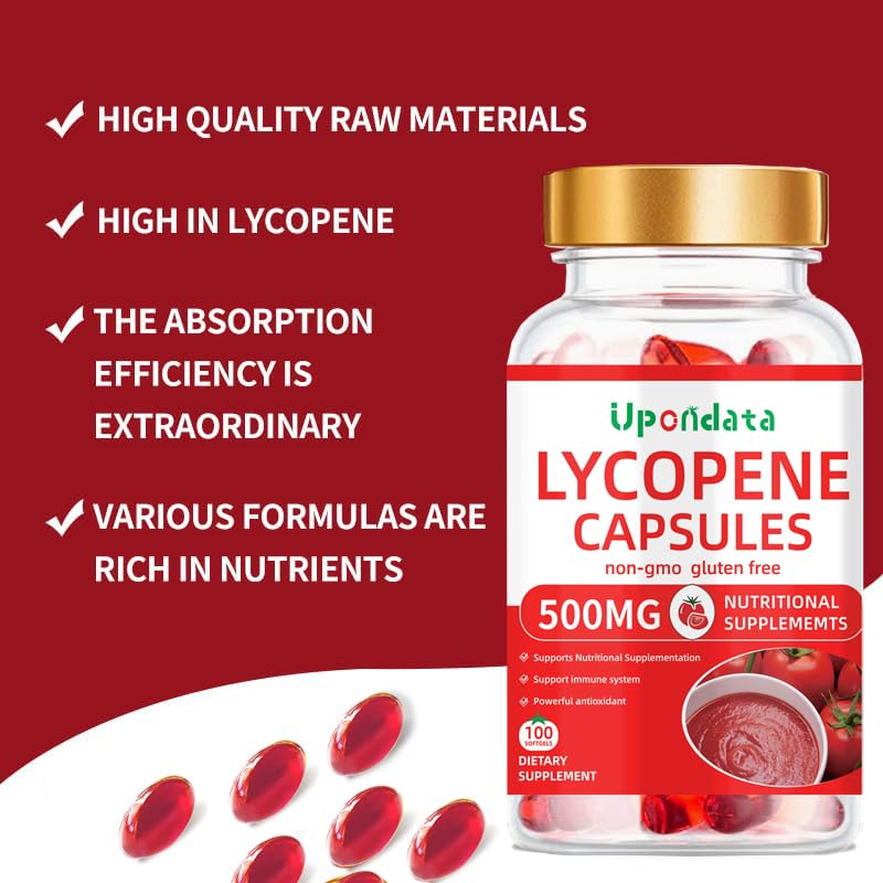 Upondata Lycopene Capsule, 100 Capsules