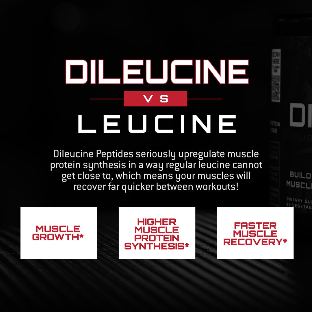 Unmatched Dileucine Amino Acid Peptide Capsule, 90 Capsules