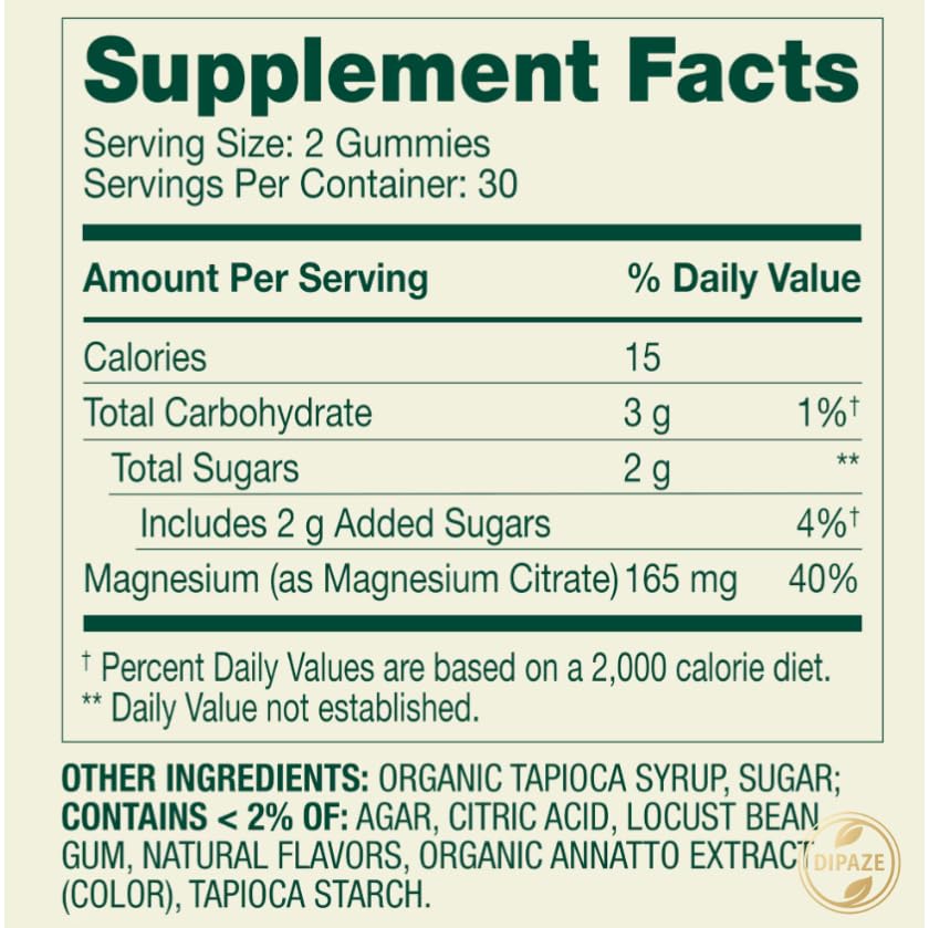 Generic Spring Valley Magnesium Gummies 60 Gummies