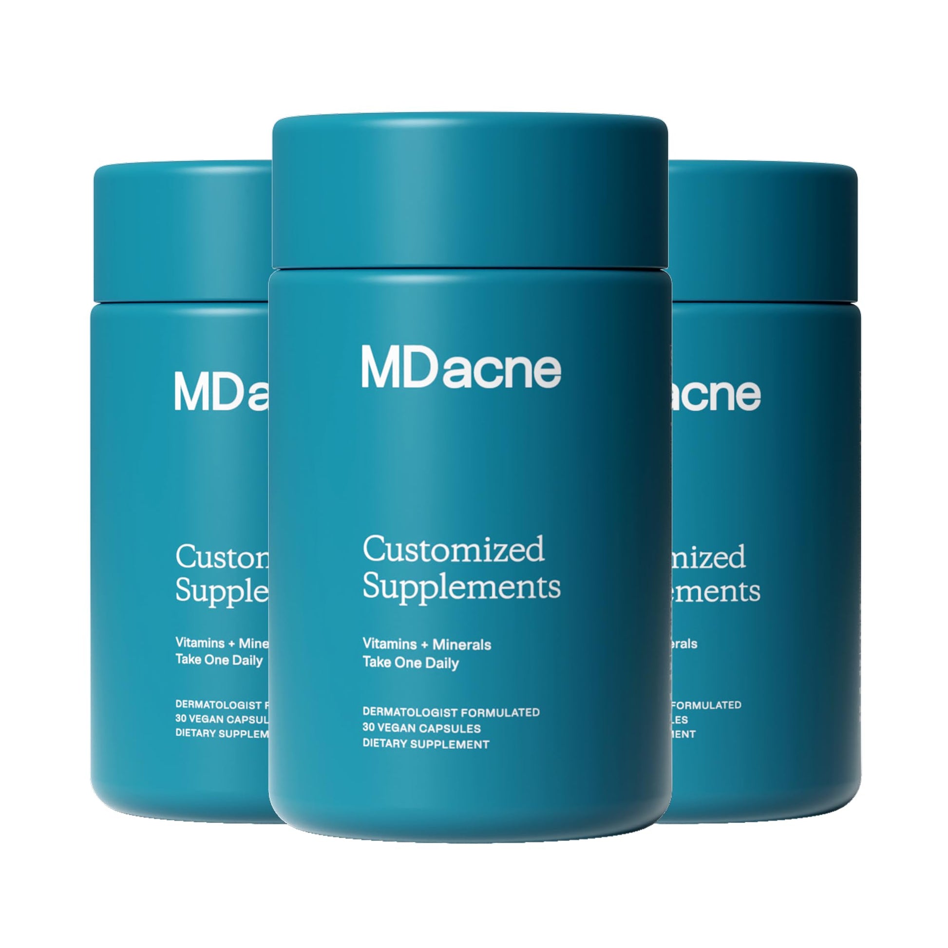 MDacne Vitamins and Minerals Skin Clearing Supplements Capsules 3-Pack