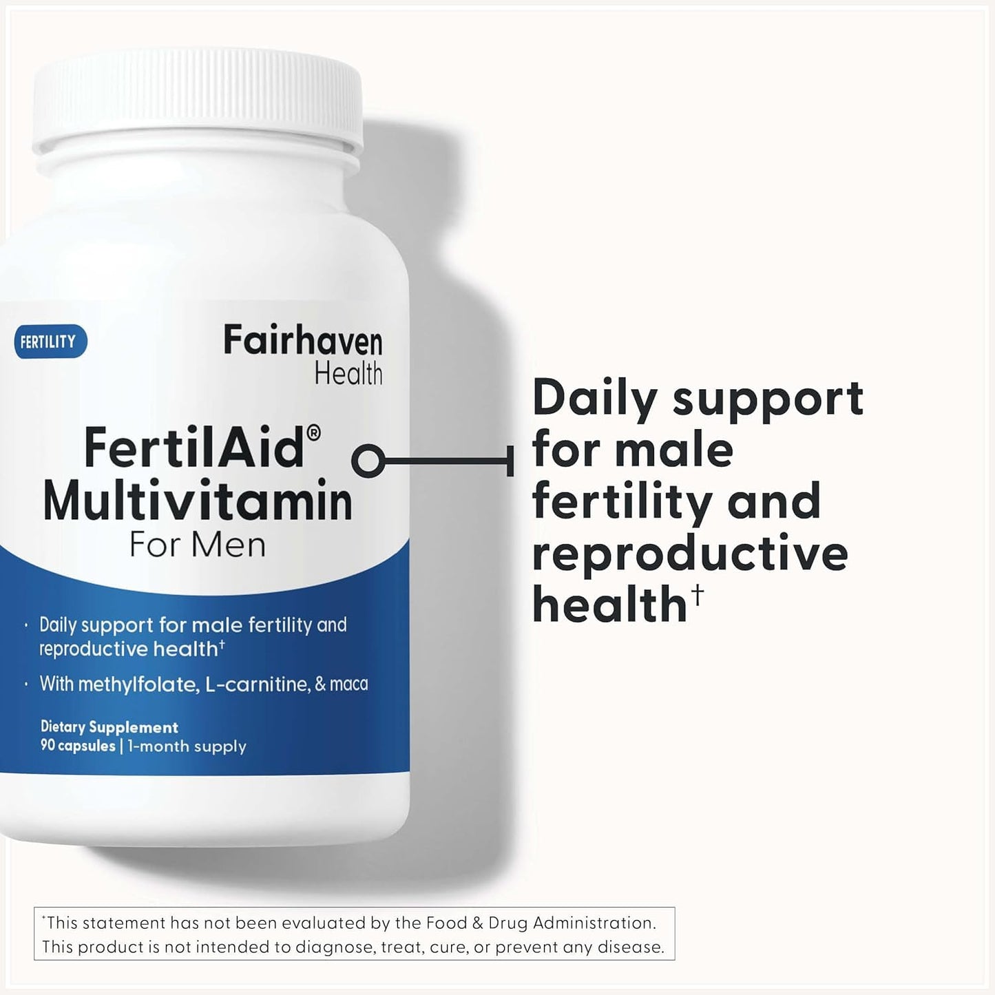 Fairhaven Health FertilAid for Men and Women Capsules 180 Count