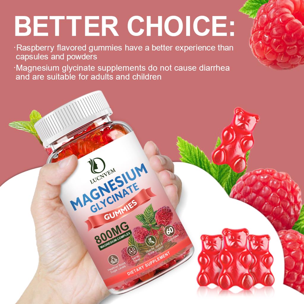 LUCNVEM Magnesium Glycinate Gummy 180