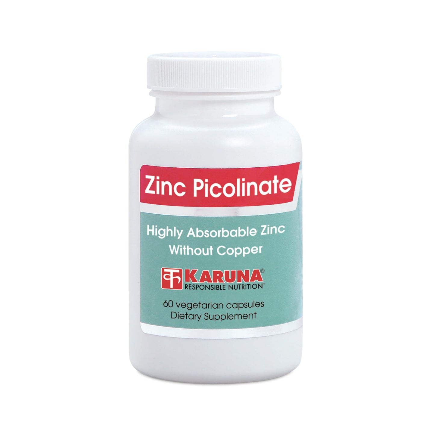 Karuna Zinc Picolinate 25mg Capsules, 60 Count