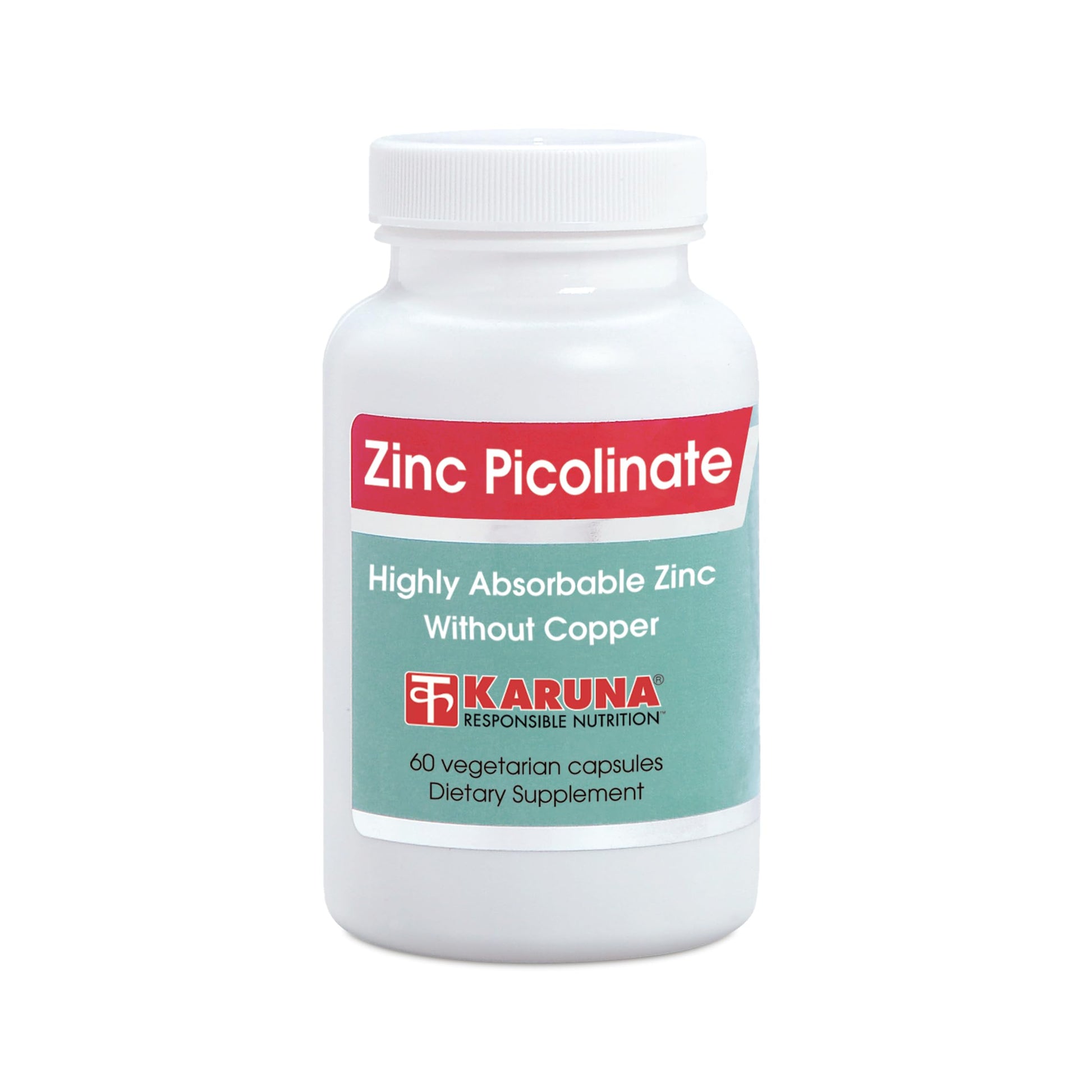 Karuna Zinc Picolinate 25mg Capsule, 60 Vegetarian Capsules