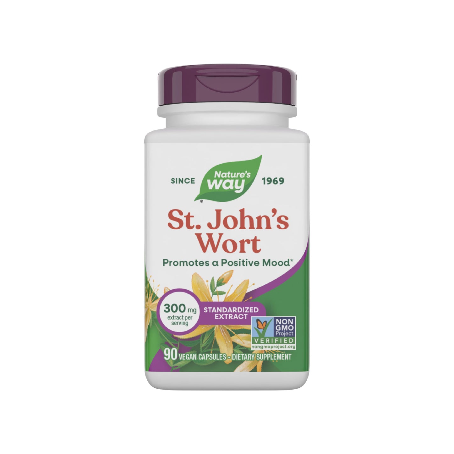 Nature's Way St. John's Wort Premium Extract 90 Capsules
