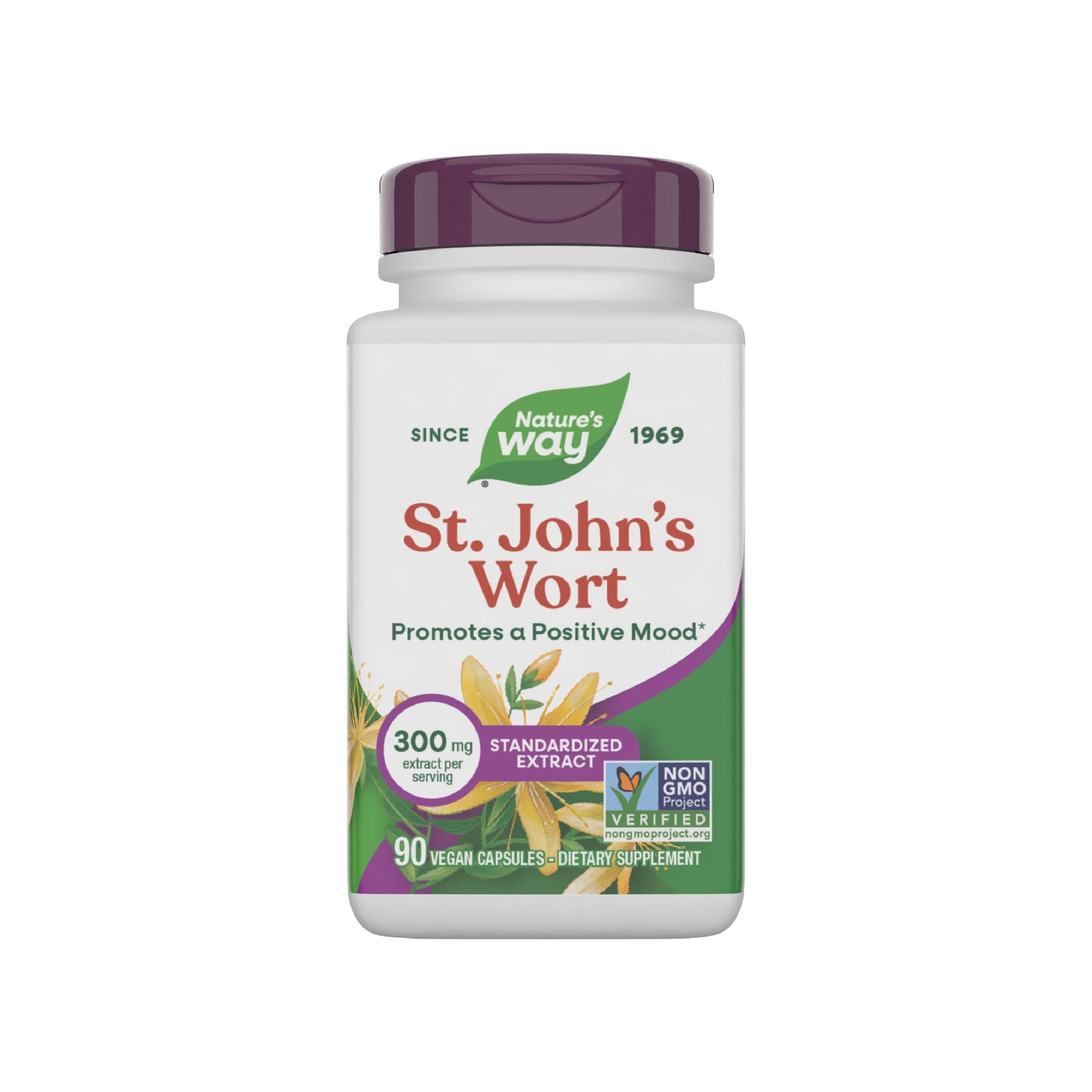 Nature's Way St. John's Wort Premium Extract 90 Capsules