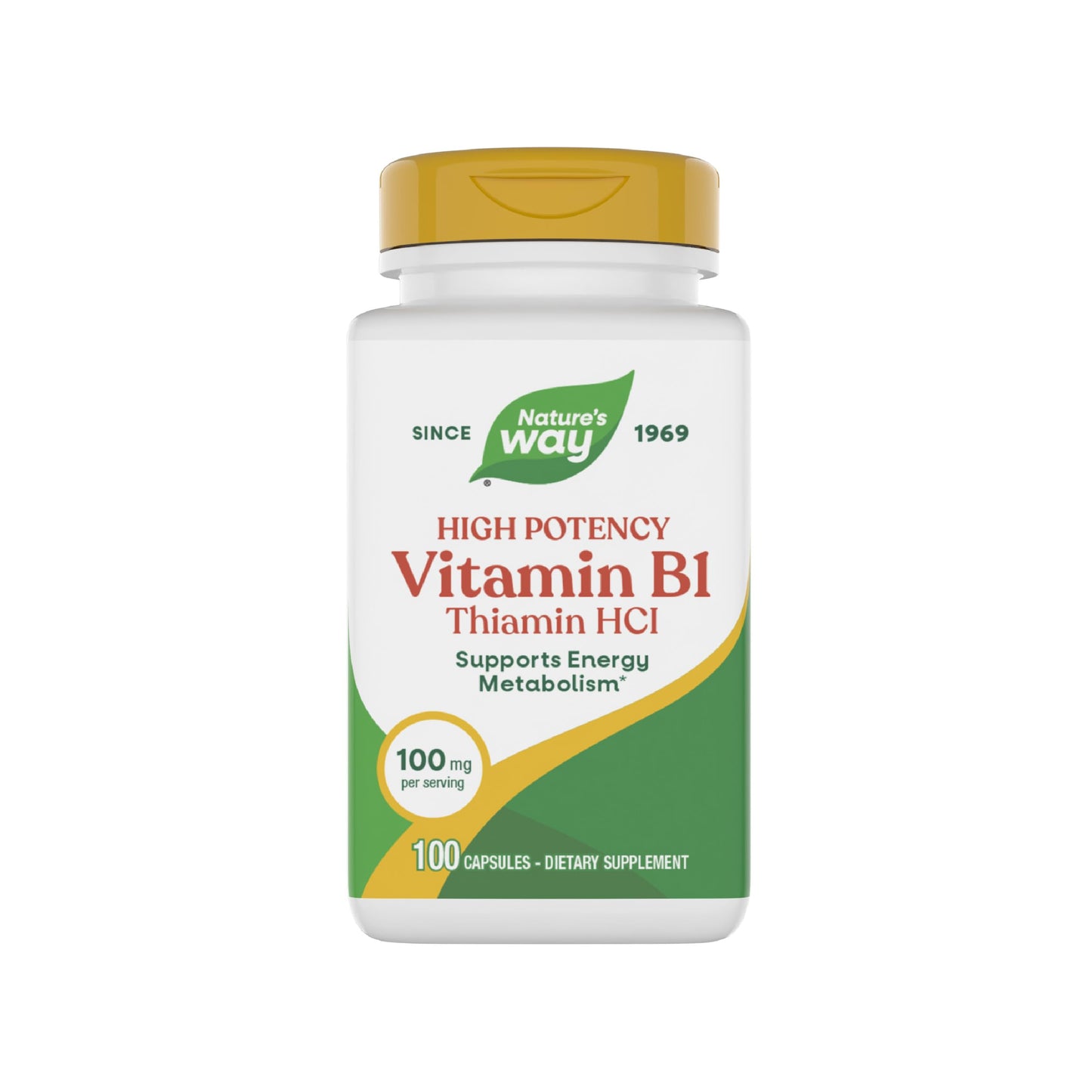 Nature's Way Vitamin B1 Capsules 100