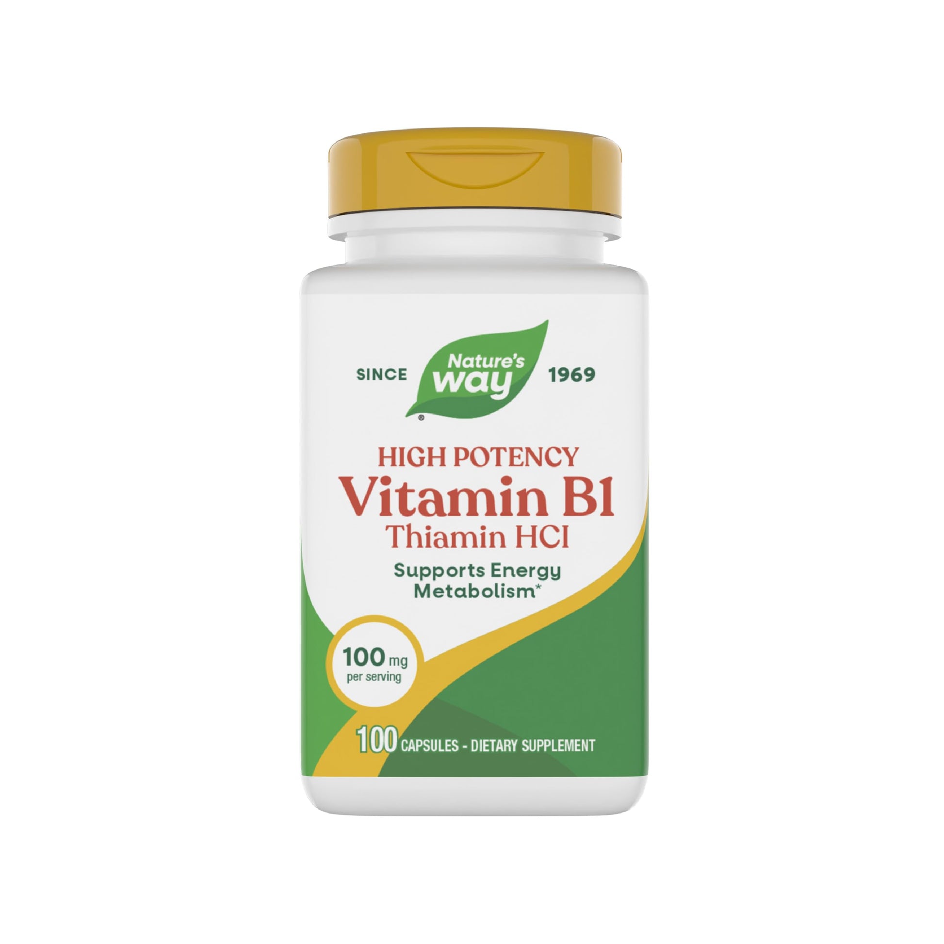 Nature's Way Vitamin B1 Capsules 100