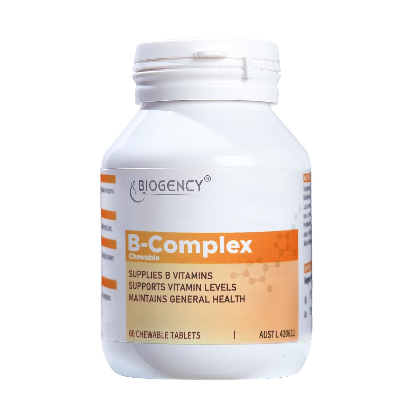 Biogency B-Complex Dietary Supplement Tablet 60 Tablets