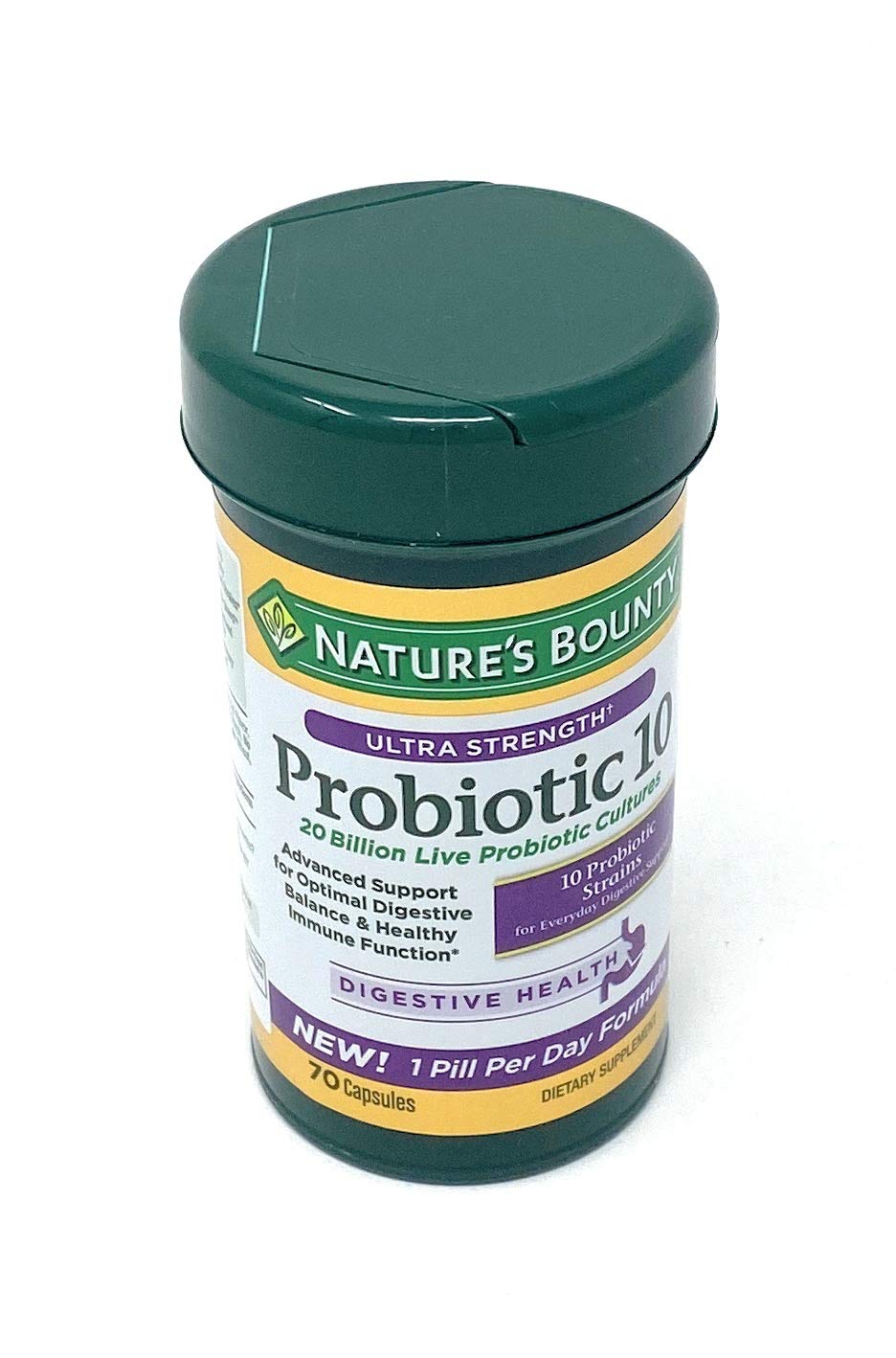 Nature's Bounty Ultra Strength Probiotic 10 Capsules, 70 Count