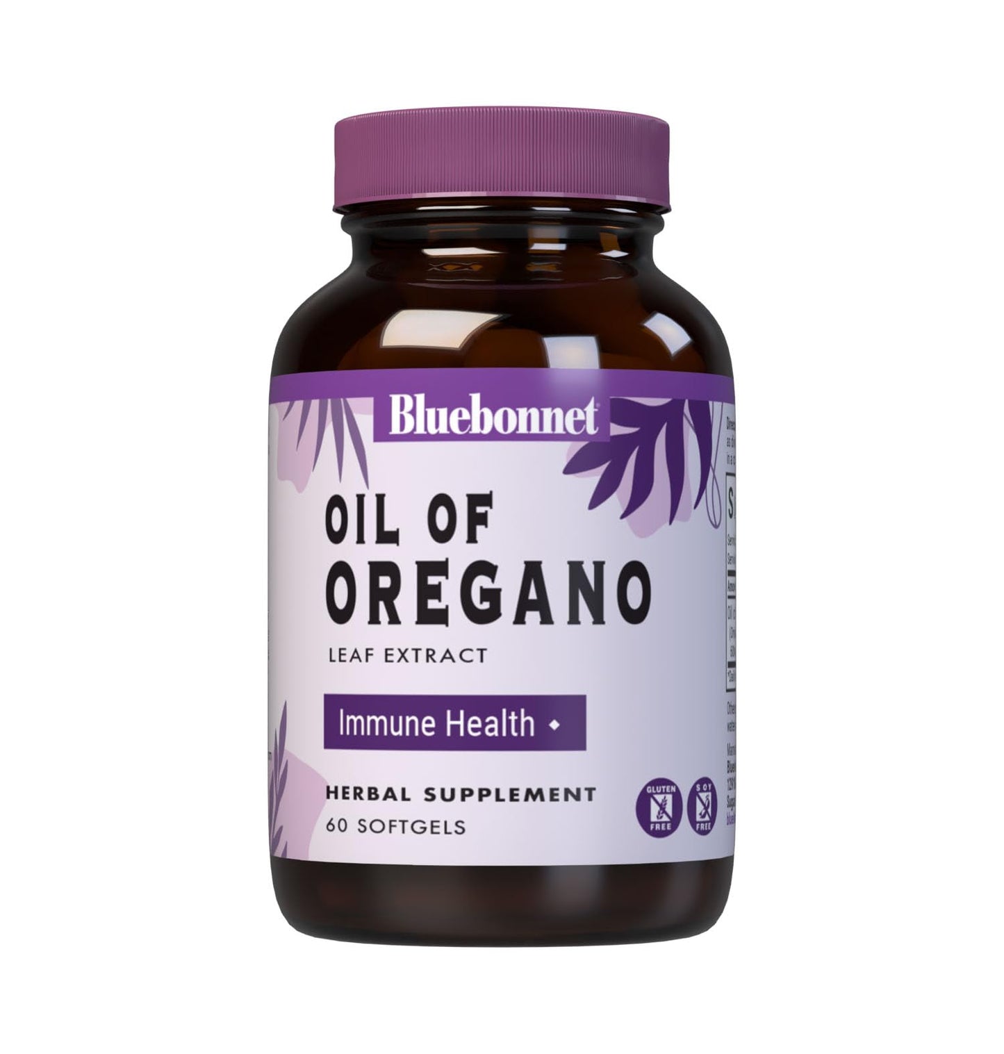 BlueBonnet Oil of Oregano Leaf Extract 10:1 150 mg Softgels, 60 Count