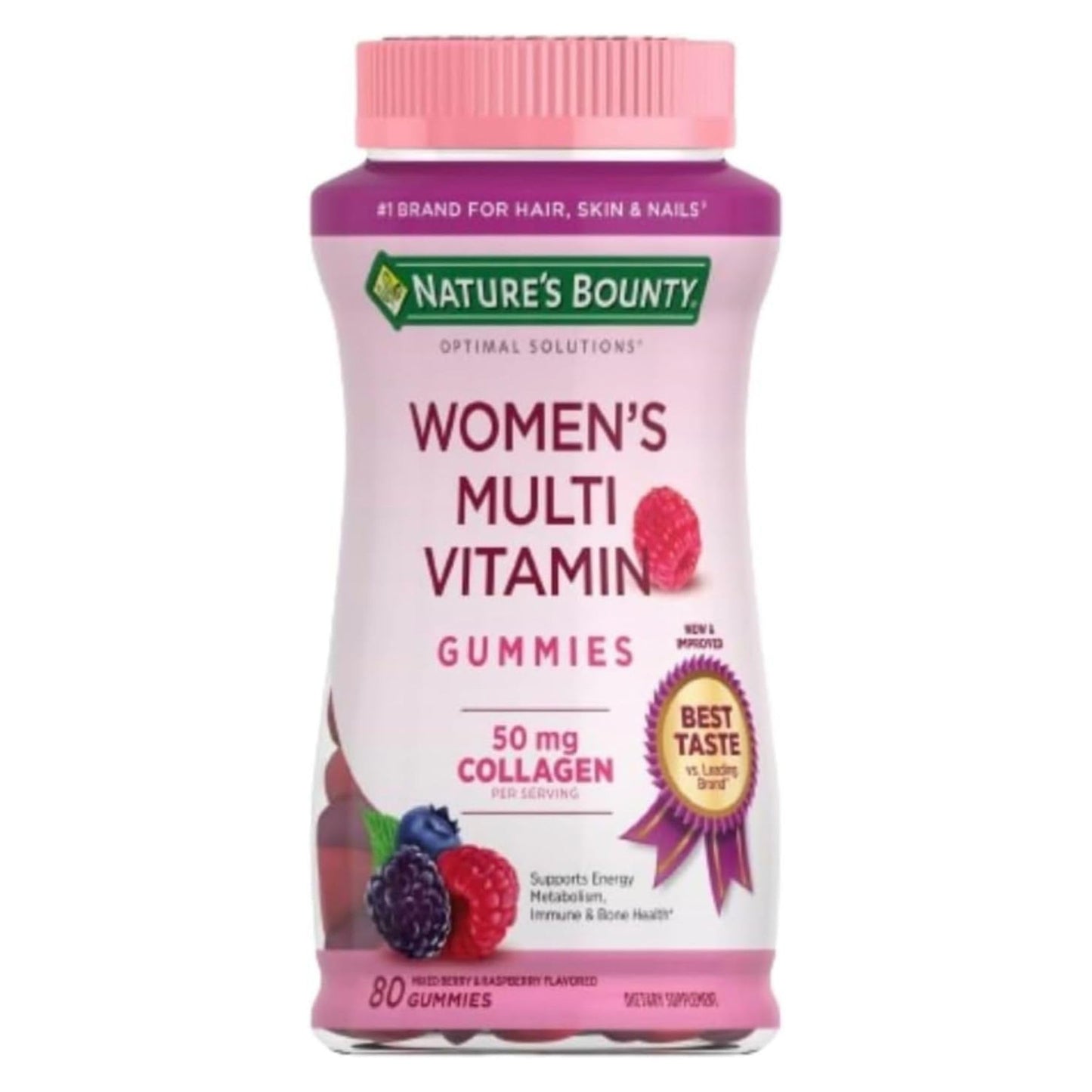 Nature's Bounty Optimal Solutions Women's Multivitamin Gummies, 120 Gummies