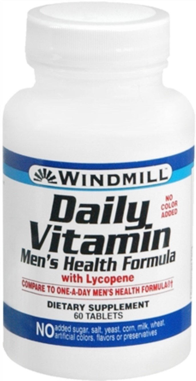 Windmill Daily Vitamin Tablets Men's Health Formula, 240 Tablets
