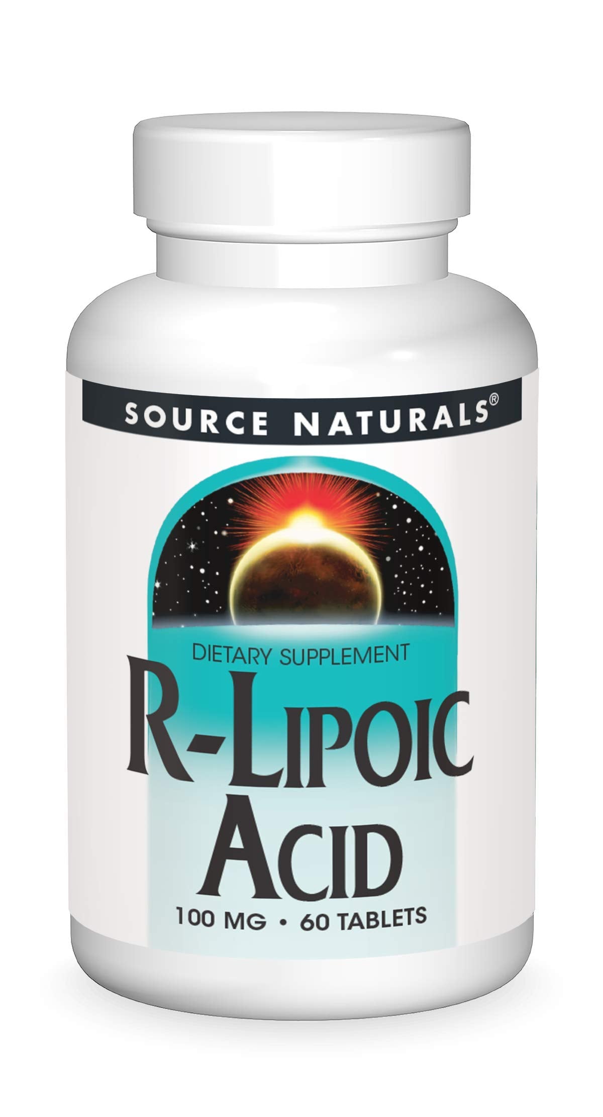 Source Naturals R-Lipoic Acid 100mg Tablets 60 Tablets