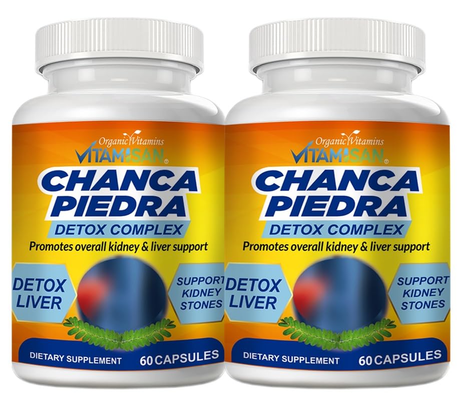 VITAMISAN Chanca Piedra Stone Breaker Extract 1000mg Capsules, 120 Count