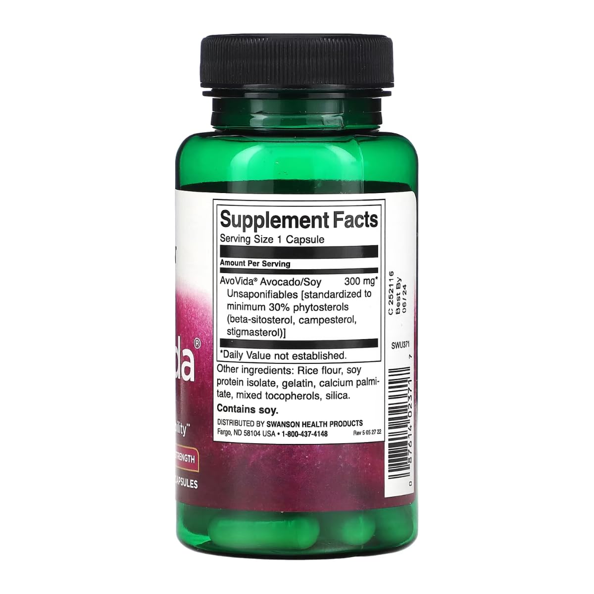 Swanson AvoVida Cartilage & Joint Health Supplement 180 Capsules