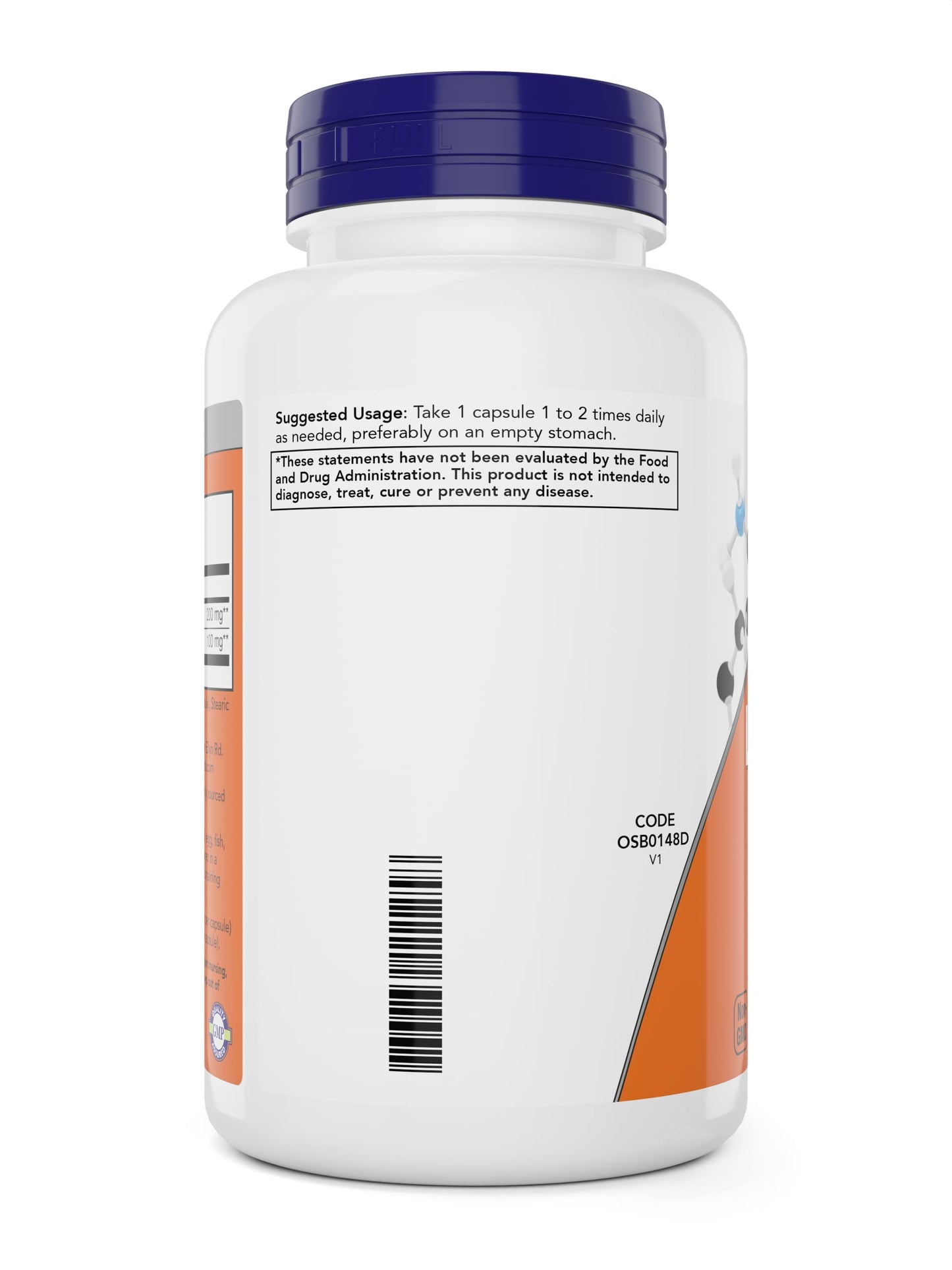 NOW Foods L-Theanine Double Strength 200 mg Per Capsule, 360 Capsules