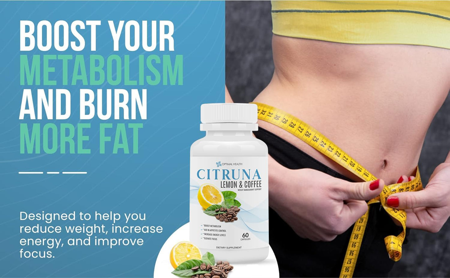 Citruna Lemon and Coffee Fat Burner Capsule 60 Capsules