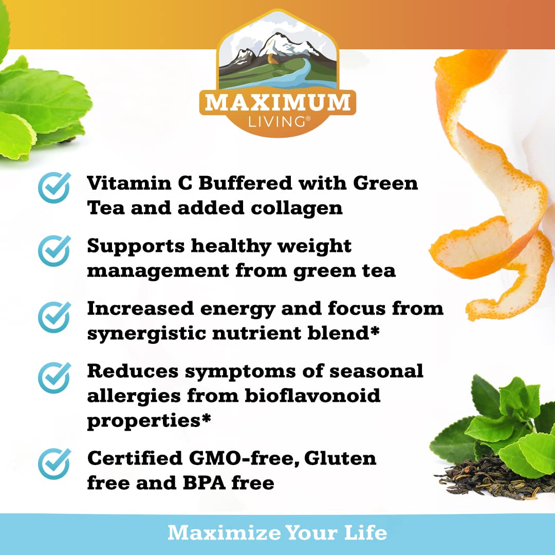 Maximum Living Solu-C with Green Tea Capsule, 120 Capsules