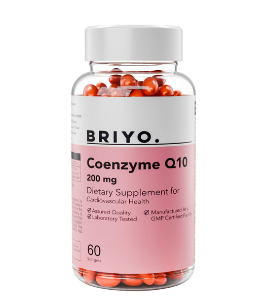 Briyosis Coenzyme Q10 200 mg Capsules, 60 Count
