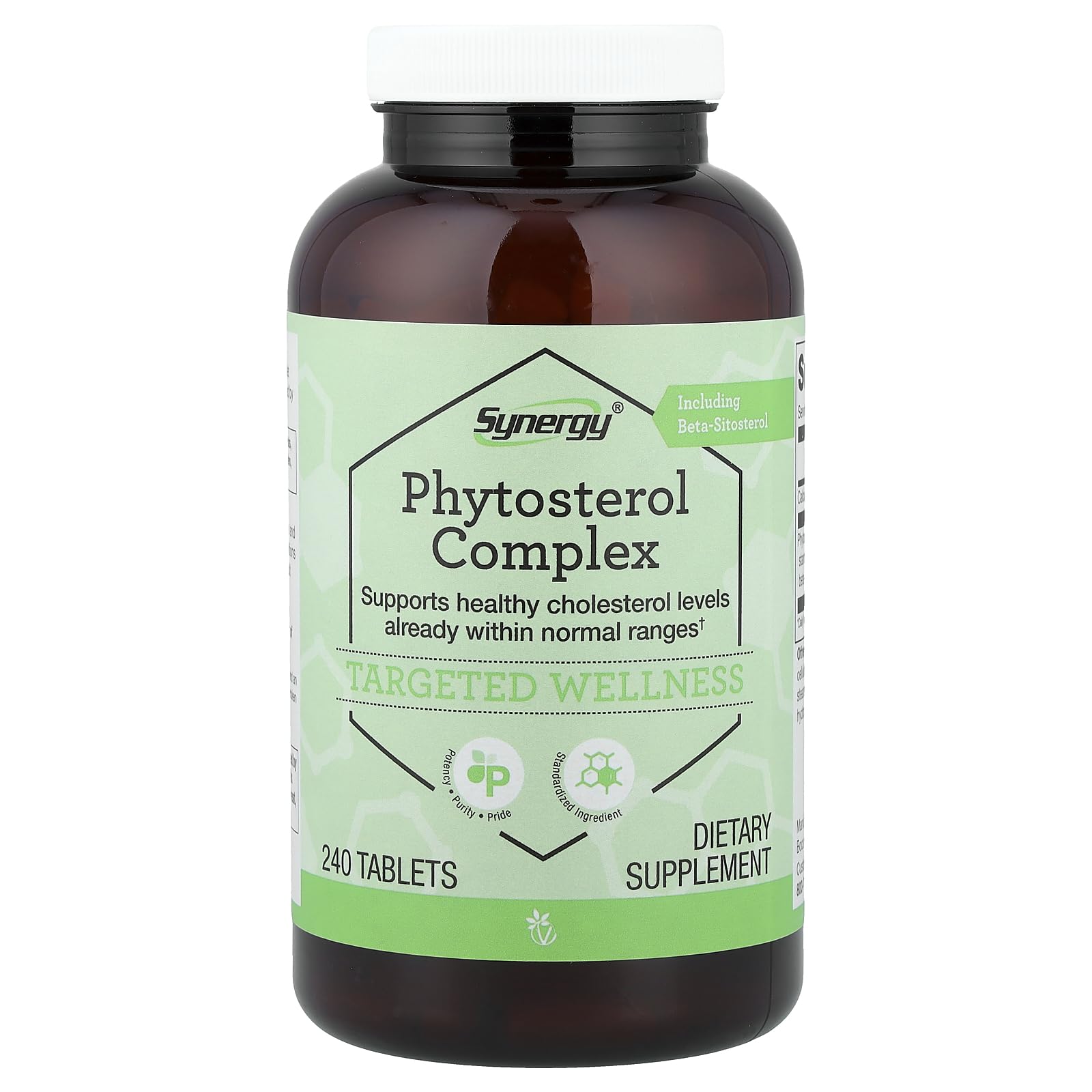 NSI Vitacost Synergy Phytosterol Complex with Beta-sitosterol 240 Tablets