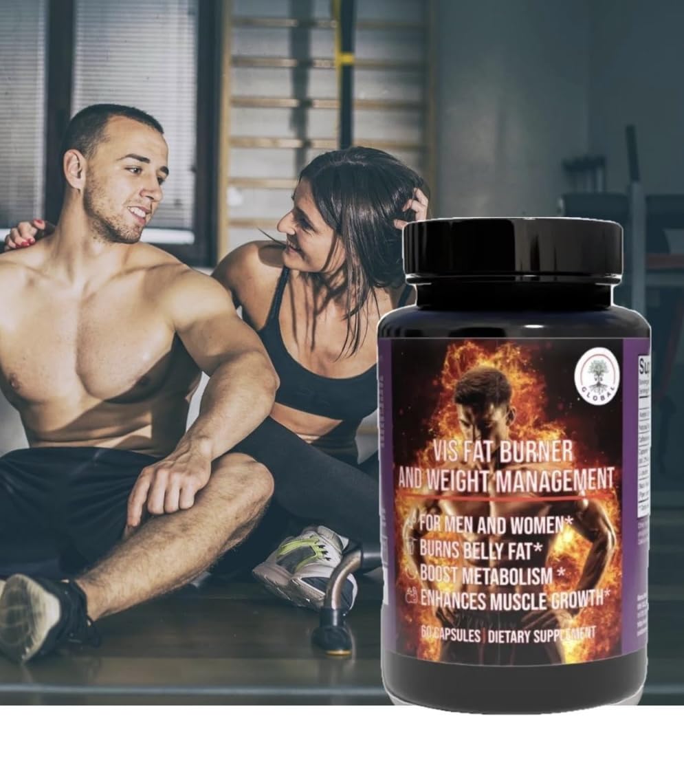 Vis Global Fat Burner Weight Loss Supplement Capsule, 60 Count
