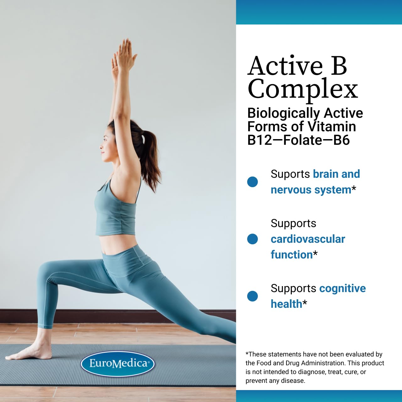 EuroMedica Active Bio-B Caps, 60 Capsules