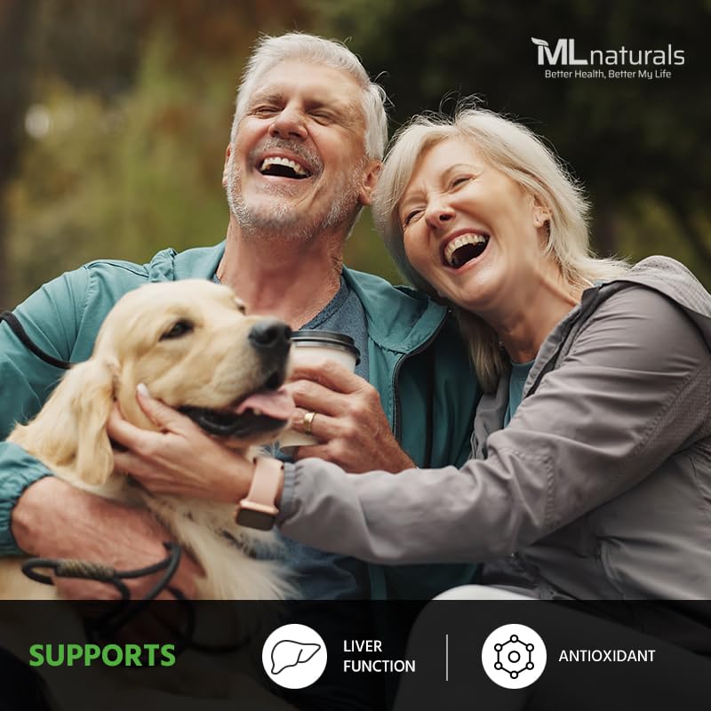 ML Naturals Milk Thistle & Dandelion Extract – 250mg Milk Thistle, 100mg Dandelion Root (Per Serving) 240 Capsules