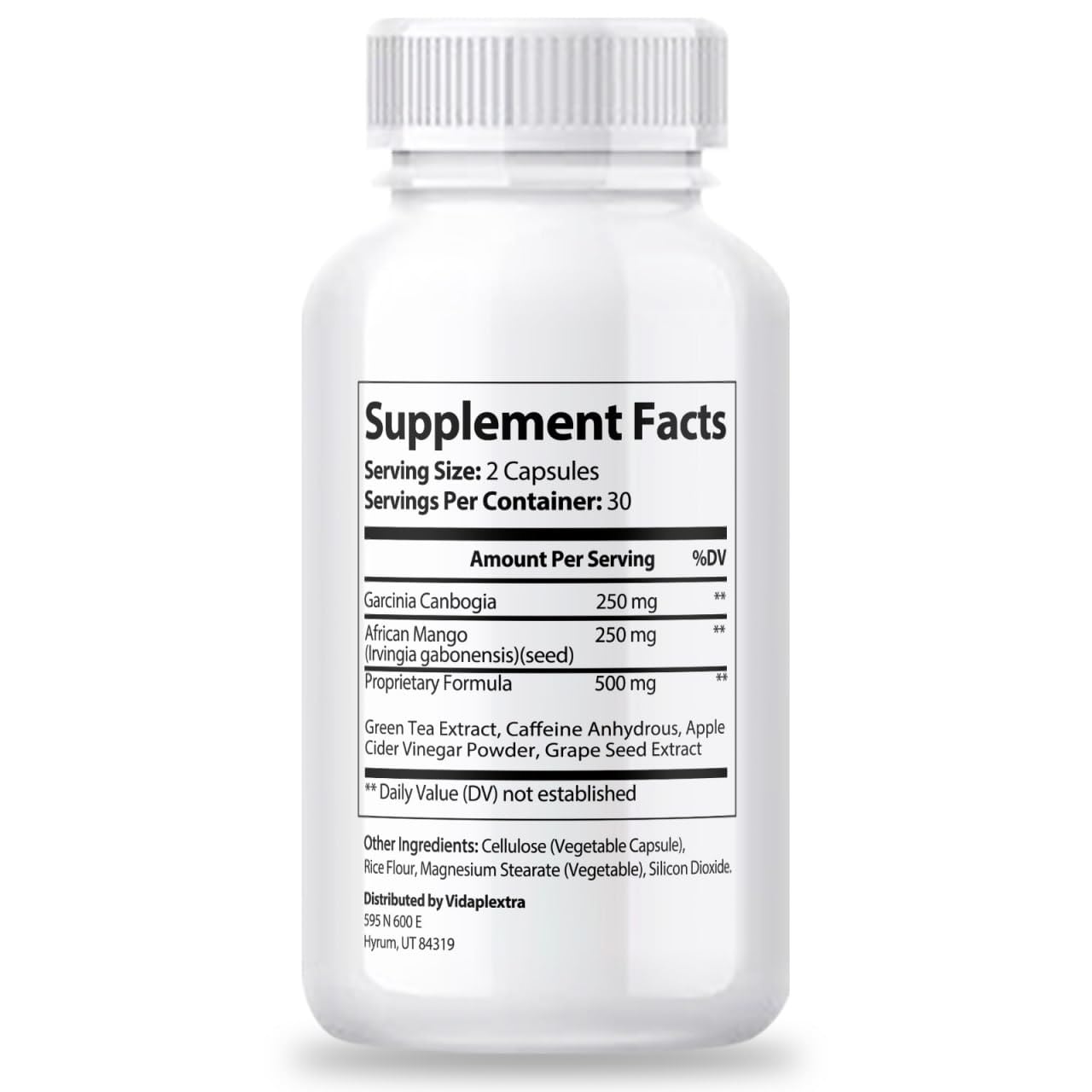 VIDAPLEXTRA Amora Miura Keto Capsules 120 Capsules