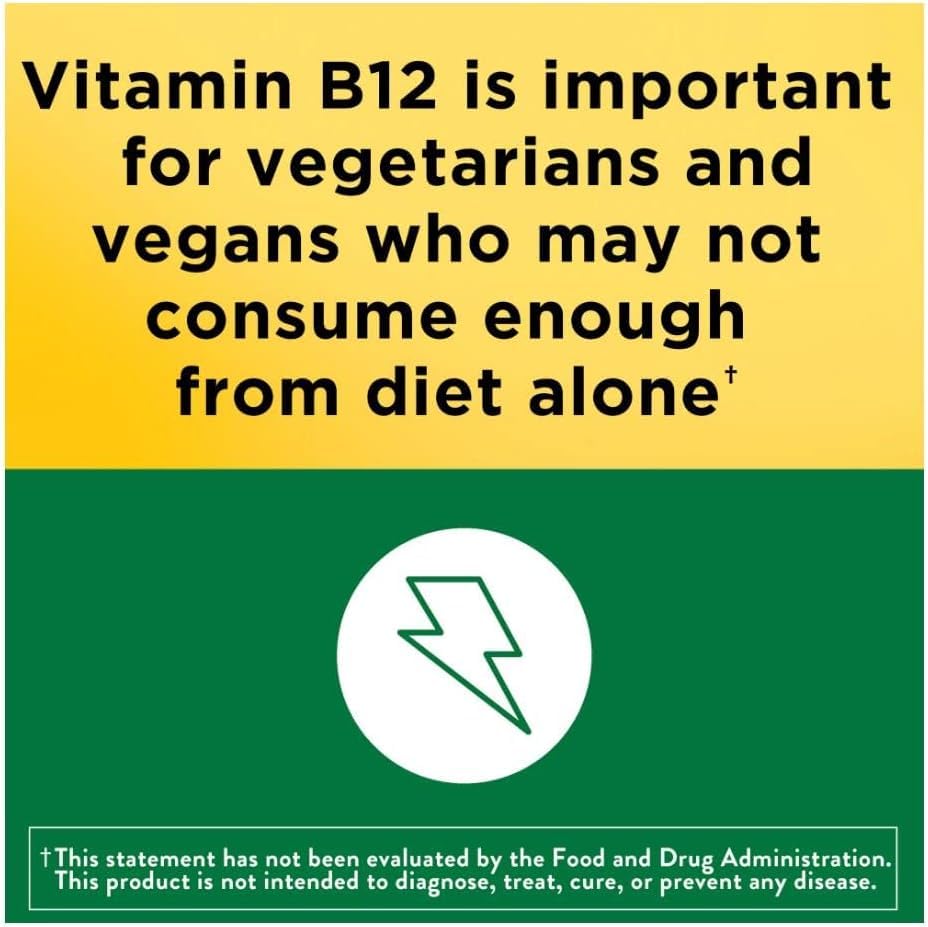 Generic Vitamin B12 Organic Vegetarian Gummies with Methylcobalamin 500 mcg, 200 Count