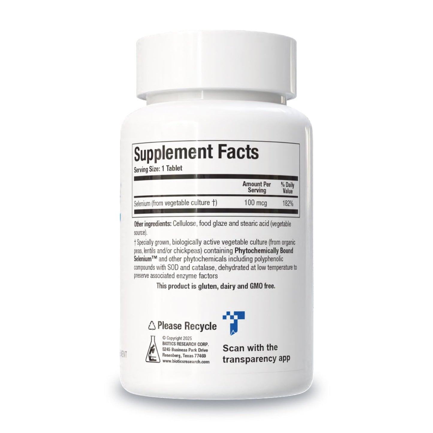 Biotics Research Se-Zyme Forte 100 Tablets