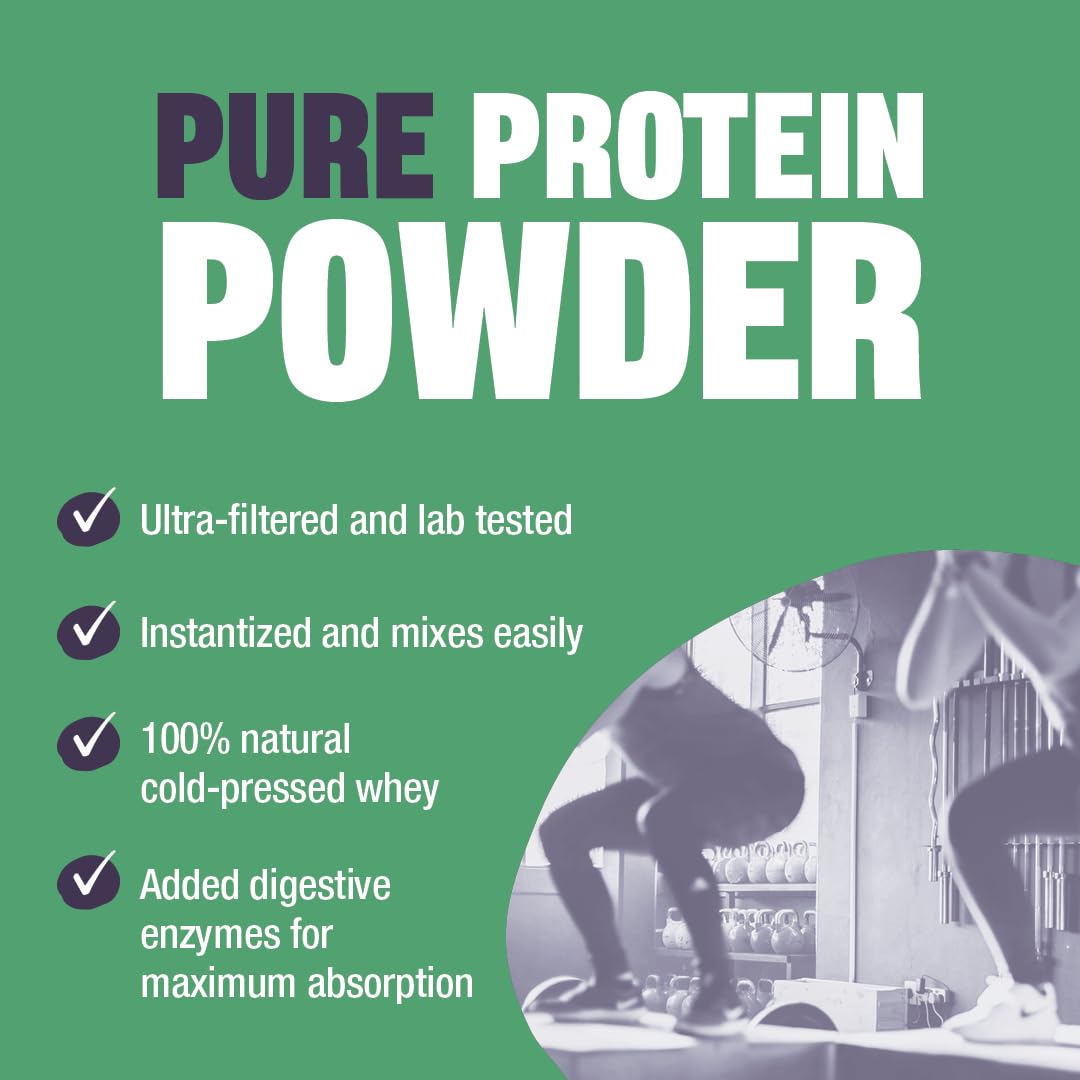 Raw Barrel No Bull Unflavored Whey Protein Powder, 16 oz