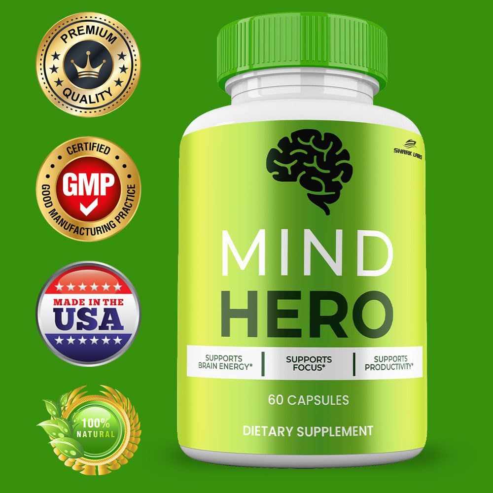 Shark Labs Mind Hero Capsules 60 Count