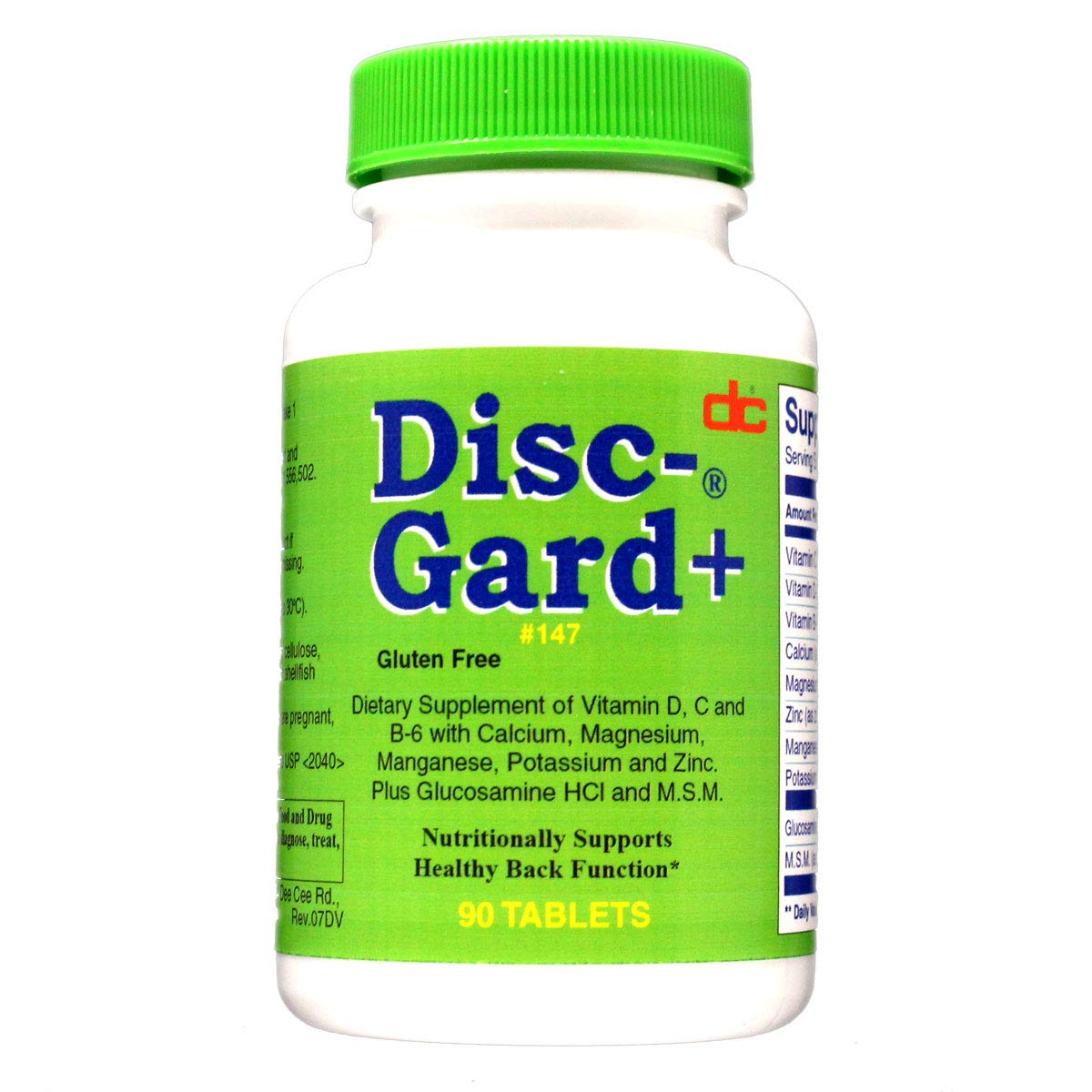 Dee Cee Laboratories Disc Gard+ Formula 147 Tablet, 90 Tablets