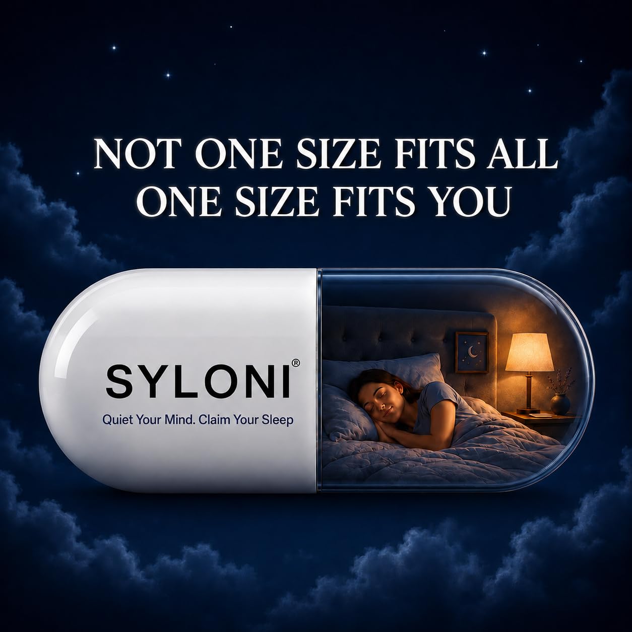 Syloni Magnesium L-Threonate Sleep Support Capsules, 120 Count