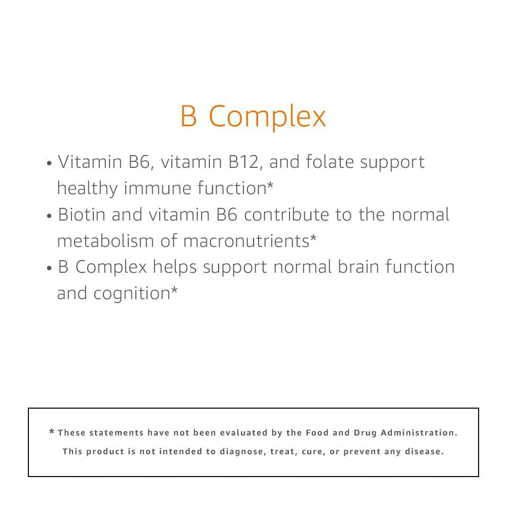 Amazon Elements B Complex Capsules, 65 Capsules