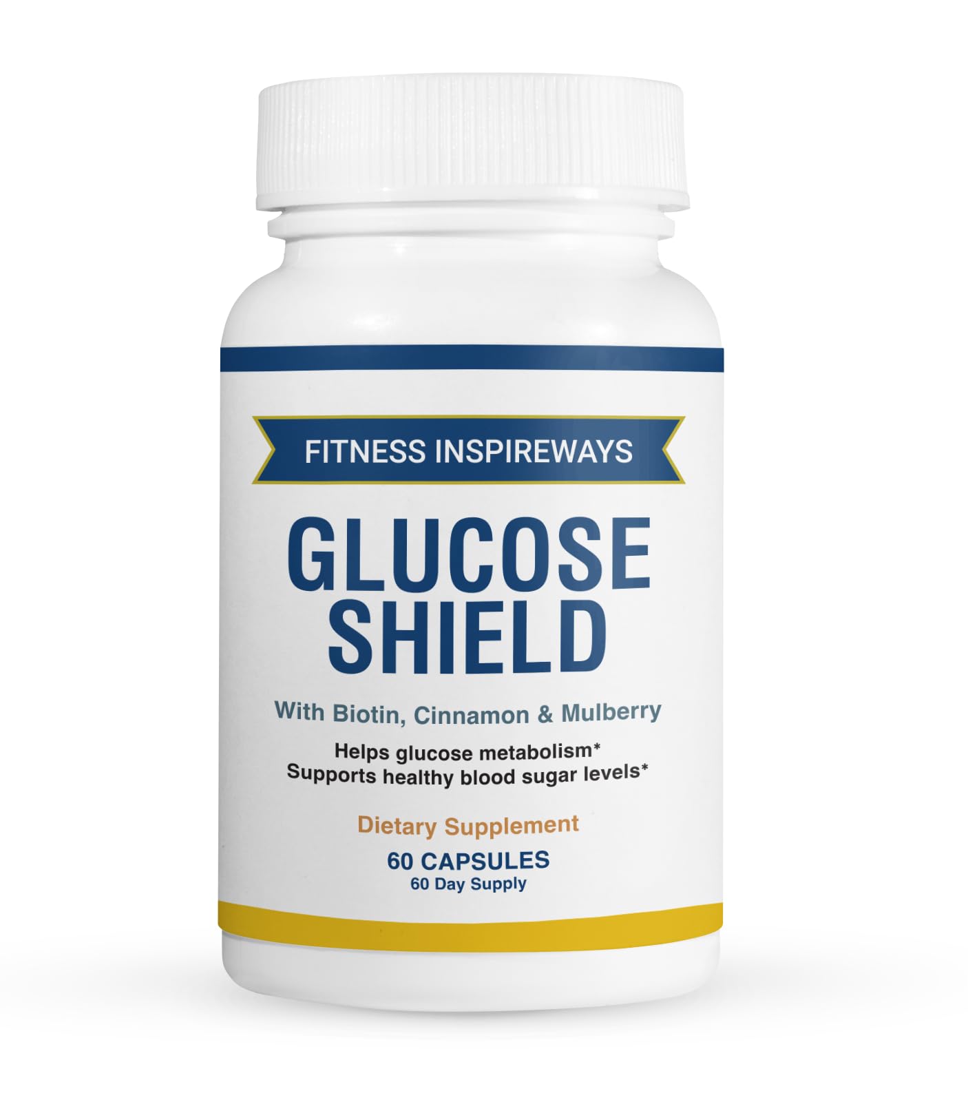 Fitness InspireWays Gluco Shield Advanced Blood Formula Capsules 60 Count
