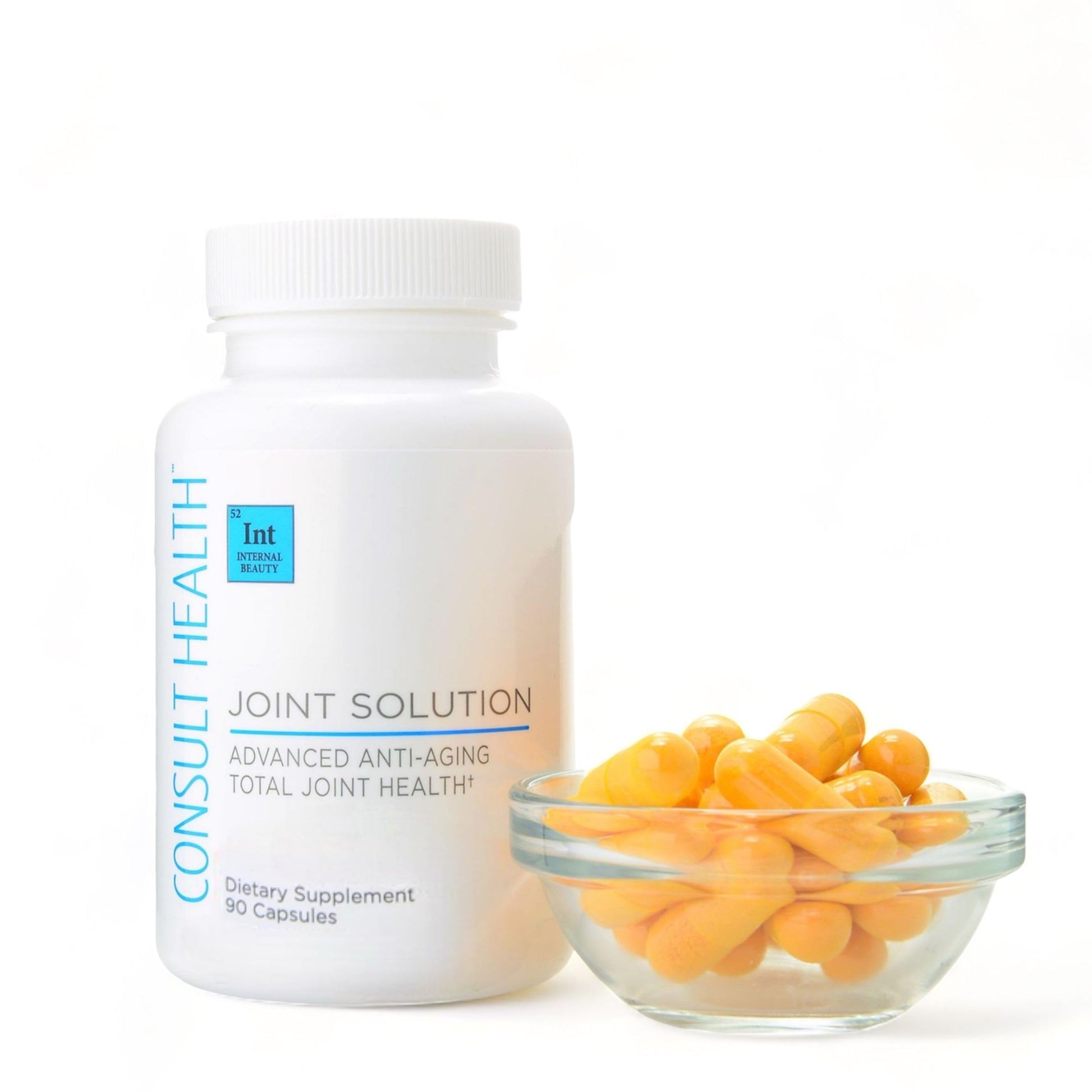 Consult Health Joint Solution Advanced Anti-Aging Total Joint Health Dietary Supplement with UC Type 2 Collagen, Hyaluronic Acid, Curcumin for Maximum Flexibility and Reducing Discomfort Capsules, 30 Count