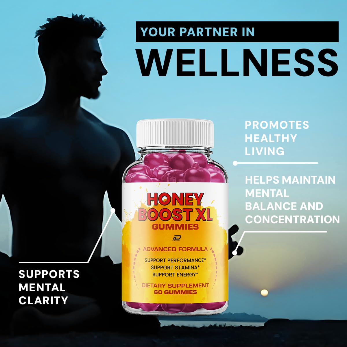 Indelo Honey Boost XL Multivitamin 60 Gummies