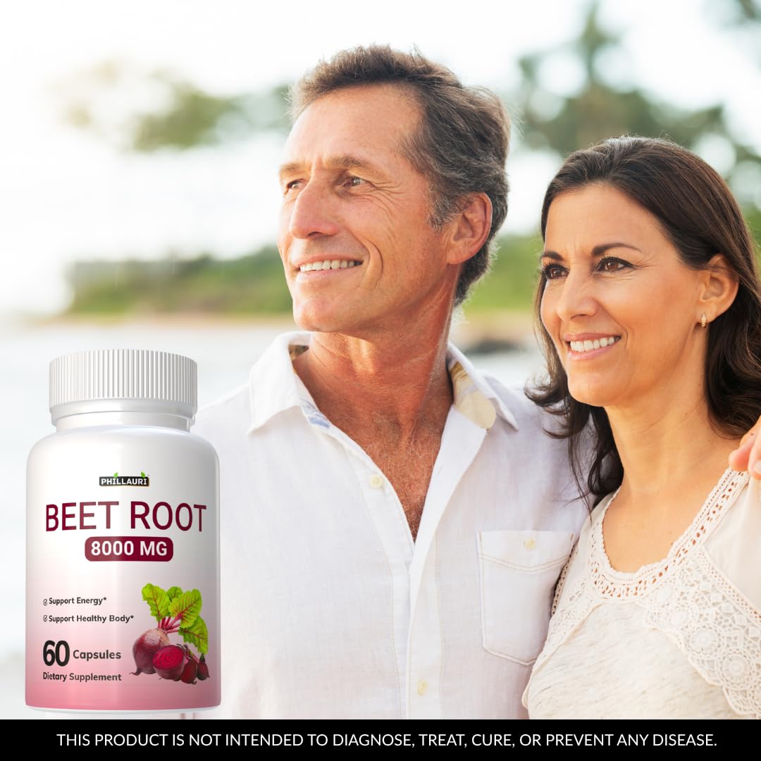 Phillauri Beet Root Capsules 120 Capsules